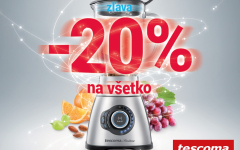 Zľava 20 % na VŠETKO od TESCOMY