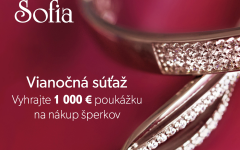 SOFIA - súťaž o 1 000 € poukážku