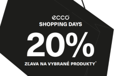 20% zľava na vybrané produkty v ECCO