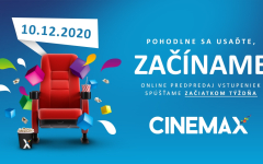 CINEMAX OTVÁRA SVOJE BRÁNY