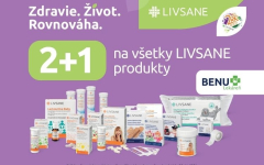 LIVSANE 2+1 ZADARMO exkluzívne v BENU