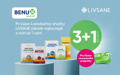 Výhodné nákupy LIVSANE 3+1 za cent!