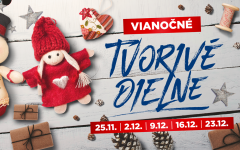 VIANOČNÉ TVORIVÉ DIELNE