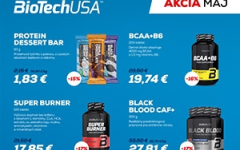 MÁJOVÉ AKCIOVÉ PONUKY S BIOTECH USA