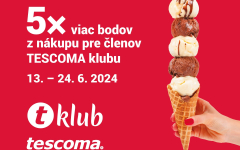 Týždeň 5-násobnej porcie bodov TESCOMA