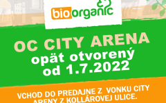 BIO ORGANIC – ZDRAVÁ VÝŽIVA otvorené