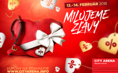 Valentín v nákupnom centre CITY ARENA