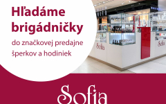 SOFIA JEWELRY HĽADÁ ASISTENTKU PREDAJA