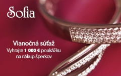 SÚŤAŽ O 1000 € POUKÁŽKU SO SOFIA JEWELRY