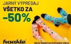 JARNÉ FUSAKLE ZA POLOVIČNÚ CENU