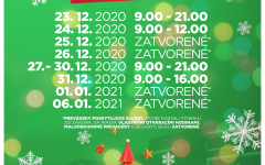VIANOČNÉ OTVÁRACIE HODINY