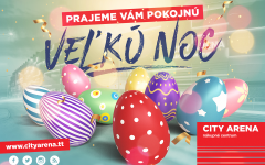 CITY ARENA VÁM PRAJE KRÁSNU VEĽKÚ NOC