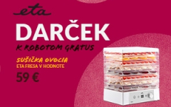 Sušička ovocia ako darček od ETA