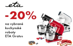 -20 % na vybrané kuchynské roboty Gratus