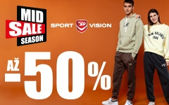 MID SEASON SALE v Sport Vision! Až -50%!