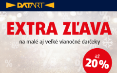 V DATARTe vás čaká vianočná extra zľava!