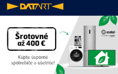 Šrotovné – zľava až 400 € na spotrebič