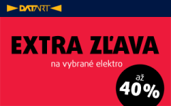 Extra zľava až 40 % v DATARTe