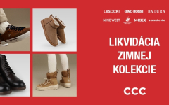 VÝPREDAJ V CCC DO -50 %