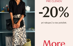 20% ZĽAVA PRI NÁKUPE 2 A VIAC PRODUKTOV