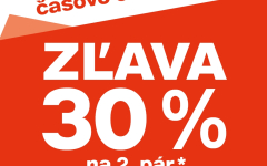 Zľava 30% na 2. pár v Deichmann