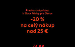 BLACK FRIDAY v H&M