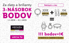 Klub Aurum 3-násobný počet bodov