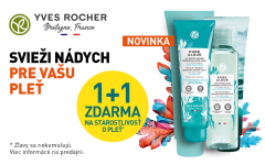1+1 zdarma na starostlivosť o pleť