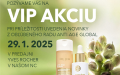 VIP AKCIA V PREDAJNI YVES ROCHER