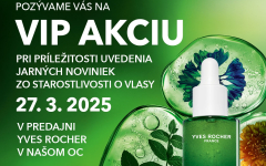VIP AKCIA V PREDAJNI YVES ROCHER