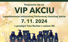 VIP AKCIA V PREDAJNI YVES ROCHER