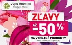 Zľavy až 50 % V YVES ROCHER