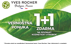 Vernostná ponuka 1+1 zdarma
