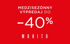 MEDZISEZÓNNY VÝPREDAJ v MOHITO -40%