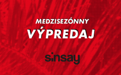 SINSAY VÝPREDAJ