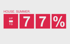 HOUSE letný výpredaj