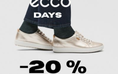 ECCO DNI 20 % ZĽAVA NA VYBRANÉ PRODUKTY*