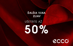 ĎALŠIA VLNA VÝPREDAJOV V PREDAJNI ECCO