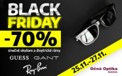 Black Friday v Očnej Optike MANIA