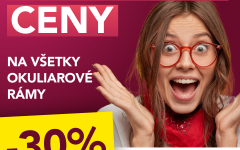ZNÍŽILI SME CENY O 30%